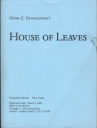 House of Leaves