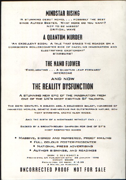 The Reality Dysfunction - back