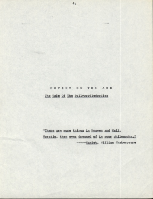 Story Title Page